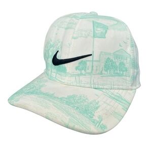 Nike Golf Aerobill Classic99 Hat Adjustable Graphic Pin Landscape Print Swoosh
